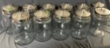 Canister jars, 6x10