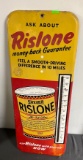 Shaler Rislone metal thermometer, 10x26