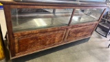 Glass show case, counter top 72x26x15