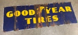 Good year tire metal sign 22x63