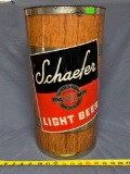 Schaefer light beer run can 8x18