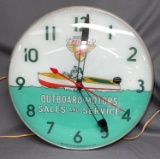 Kiekhaefer Outboard Motors & Service Clock 15