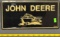 John Deere embossed metal license plate 12x6