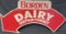 Borden Dairy Department Double Sided card stock sign 36”