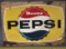 Buvez Pepsi metal sign 27 1/2x19 1/2