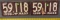 2 - 1930 Massachusetts license plates 12x6 1/2