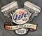 Miller Lite Metal Motorcycle Engine Sign