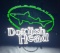 Dogfish Head Neon Light Sign With Green Shark Outline