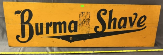 Burma Shave/That's Rough Painted Wood Double Sided Sign  40x11"