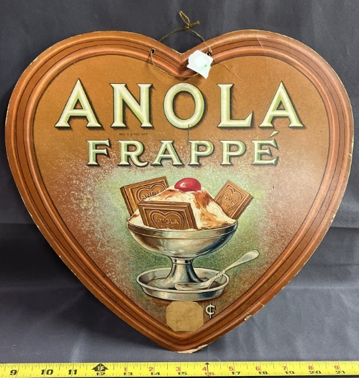 Anola Frappe Cardstock Heart Advertisement 12x12"