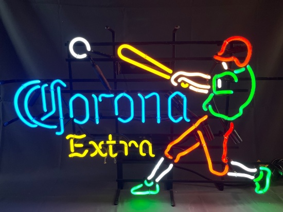 Corona Extra Baseball Neon Light Sign