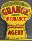 Grange Insurance double side metal sign 24x18