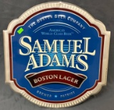 Samuel Adams Boston Lager Embossed Metal Sign