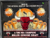 Chicago Bulls Miller Genuine Draft NBA Champions Sign