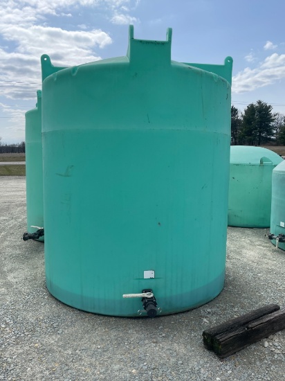 Poly Storage Tank, 2500 gal