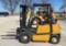 2006 Yale Fork Lift, 5000 LBS, 11,641 Hrs, 10 Foot, Two Stage, New Pneumatic Tires, New Alternator,