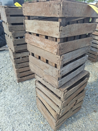 6- wood potato/ onion crates