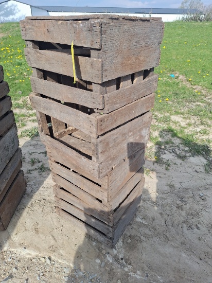 6- wood potato/ onion crates