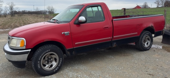 1998 Ford F150 Truck, 226,920 milage, runs and drives, has Ohio title, VIN 1FTRF1760WKC43360 - A $25