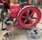 Baker and Hamilton ‘Bull Dog’ Hit-and-Miss Gas Engine on Metal-Wheel Base