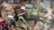 Green Metal Tractor Engine and Parts