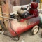 Two-Wheel Air Compressor with Tank and Belt-Driven Motor