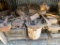 Crawler Machine Parts on Pallet