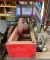 Industrial Engine with Belt Drive and Cylindrical Tank