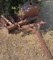 Rustic Metal Disc Harrow with Iron Tank Attachment