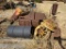 Metal Scrap Including Barrels, Corrugated Panels, and Machine Parts