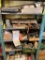 Parts Shelf with Miscellaneous Automotive and Hardware Items