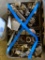 Metal Pipe Fittings in Divided Storage Tray