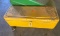 Caterpillar Metal Toolbox with Yellow Finish