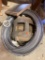 Large Electric Motor With Wiring and Pulley