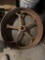 Cast Iron Wheel with Radial Spoke Design