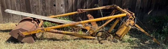 Trip Bucket Loader with Metal Frame and Bucket Attachment