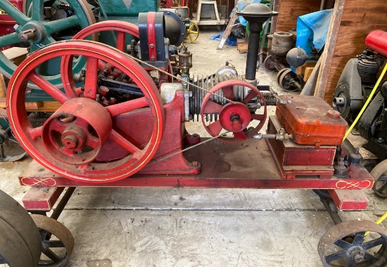 The Associated Line Horizontal Hit-and-Miss Engine by Associated Manufacturers Co.