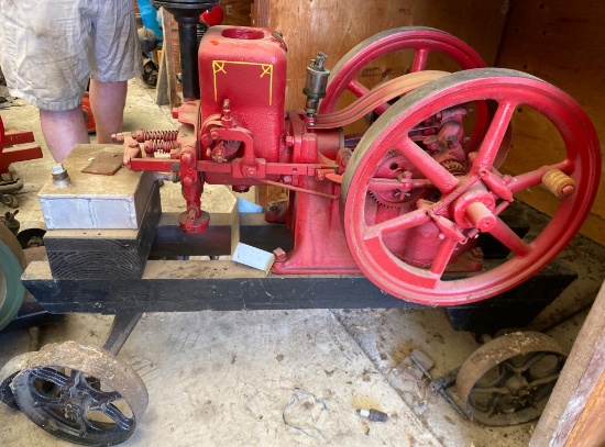 Waterloo Engine with Flywheels and Steel Frame Base