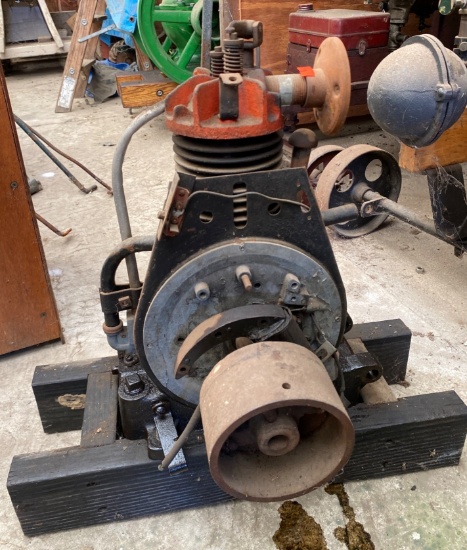 Parts Engine with Mounted Compressor