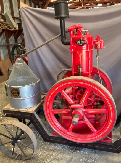 Stover 3 Horsepower Stationary Vertical Engine by Stover Engine Works