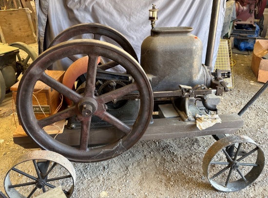 Sta-Rite Engine Co. No. 8706 Hit-and-Miss Engine on Wheeled Base
