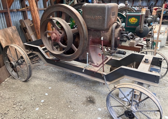 Baker and Hamilton ‘Bull Dog’ Stationary Engine by Bates and Edmonds Motor Co., No. B19407, 6 HP