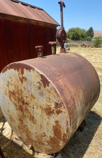 Metal Fuel Barrel with Hand Pump