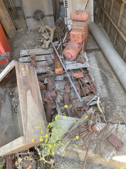 Scrap Steel Components in Storage Box