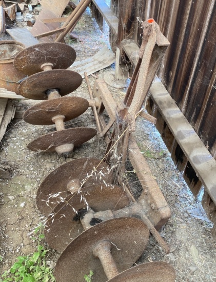 Agricultural Plow Grader Blade and Disc Attachment Set