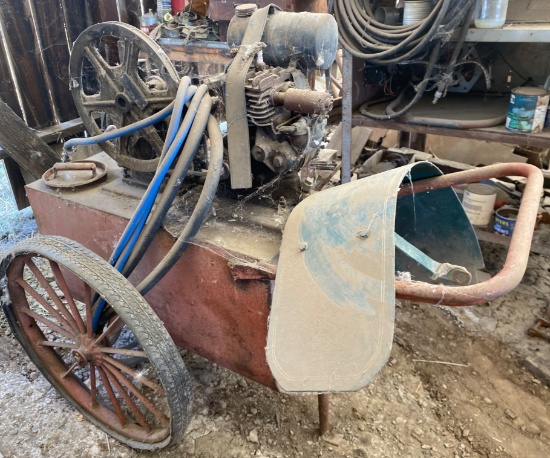 Orchard Sprayer with Steel Wheels and Tank
