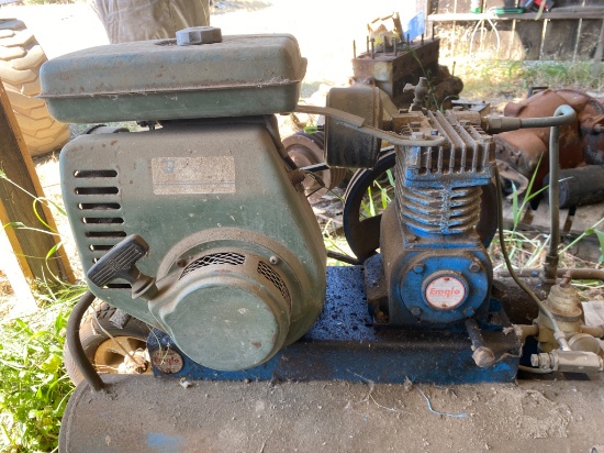 Emglo Air Compressor with Gas-Powered Robin Engine