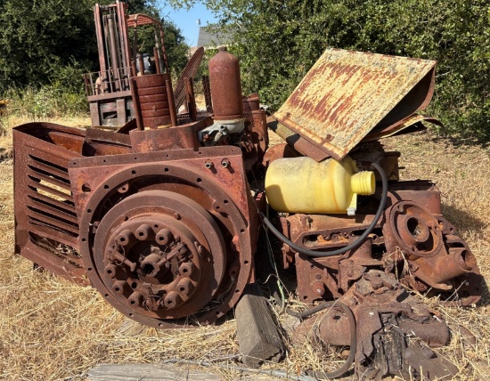 Rusting Industrial Machinery Components