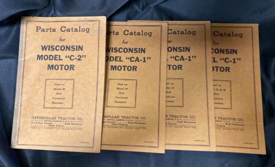 Wisconsin Motor Model Parts Catalogs by Caterpillar Tractor Co.