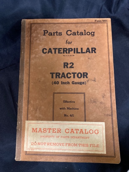 Parts Catalog for Caterpillar R2 Tractor (40-Inch Gauge)